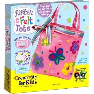 Creativity for Kids Ribbon & Felt Tote