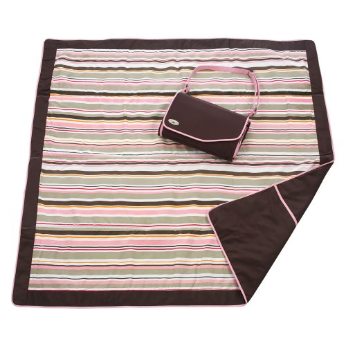 Khaki Pink Outdoor Blanket by JJ Cole Essentials