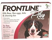 Merial Frontline Plus for Dogs, 89-132 lbs, 6 Doses
