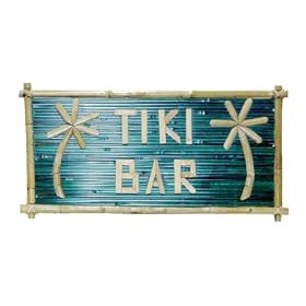 Bamboo Tiki Bar Sign by 