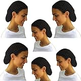 12 Beautiful Colored Short Hair Net Snoods - Value Pack By CoverYourHair&reg;