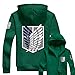 Angelaicos Unisex Cotton Blend Luminated Printing Long Sleeve Costume Coats