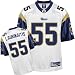 James Laurinaitis Jersey: Reebok White #55 St. Louis Rams Replica Jersey - X-Large