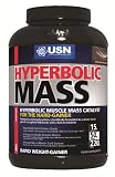 USN Hyperbolic Mass 2000 g Chocolate Weight and Muscle Gain Shake Powder