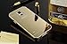 Galaxy S5 Case,DAMONDY Luxury Metal Air Aluminum Bumper Detachable + Mirror Hard Back Case 2 in 1 cover Ultra-Thin Frame Case For Samsung Galaxy S5(Gold) With Screen Protector and Touch Pen