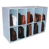 Park-a-Purse? - 10 Section Handbag Organizer in Blue by Luxury Living