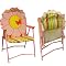 David Kirk Kids Posy Flower Folding Chair Set