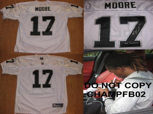 DENARIUS MOORE,OAKLAND RAIDERS,TENNESSEE VOLUNTEERS,VOLS,SIGNED,AUTOGRAPHED,AUTHENTIC JERSEY,COA,WITH PROOF