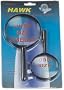 Magnifying Glass 3.5''3x and 2.5''3xthe Power 2pc