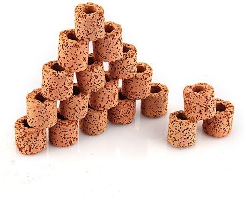 TOOGOO(R) Filter Media Ceramic Biological Rings Aquarium Fish Tank Pond