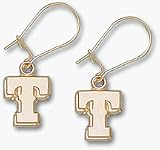 Texas Rangers 3/8 T Dangle Earrings - 10KT Gold Jewelry