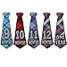 Monthly Milestone Belly Necktie Stickers for Baby Boy - Months 1-12 + One Year Sticker - 13 Pre-cut Vinyl Tie Sticker Set - Shower Gift