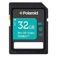 Polaroid 32GB High Speed SDHC CL10 UHS-1 Rated Flash Memory