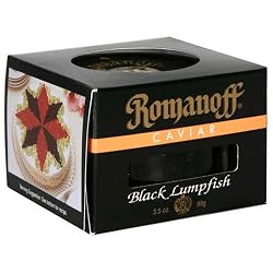 Romanoff Black Lumpfish Imp, 3.5-Ounce Jars (Pack of 3)