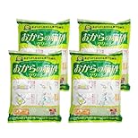 常陸化工 おからの猫砂 グリーン 7L × 4個