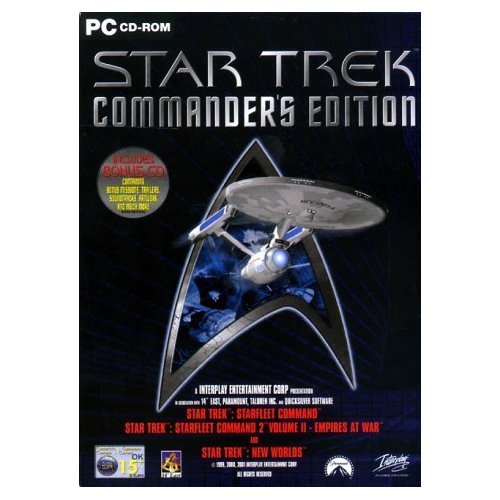 Star Trek Commanders Edition [PC CD] Including Starfleet Command, Starfleet Command 2 Volume II Empires at War, Star Trek New Worlds & a Bonus CD with Bonus Missions, Trailers, Soundtracks, Artwork and Much More