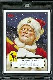 2007 Topps Santa Claus Baseball Card # 1 Rookie Card (1952 Design) / Shipped in a Protective Screw Down Display Case