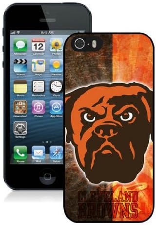 Fashion Hard Case Covers For iPhone 5/5S - NFL Cleveland Browns iPhone 5/5S Case - High Impact Heavy Duty Shockproof