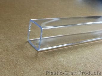 square acrylic tube clear plastic extruded od tubing mm industrial plastics 3ft tubes rubber nominal materials raw