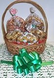 Scott's Cakes Large Little Johnny's Favorite Cookie Basket with Handle Holly Wrapping
