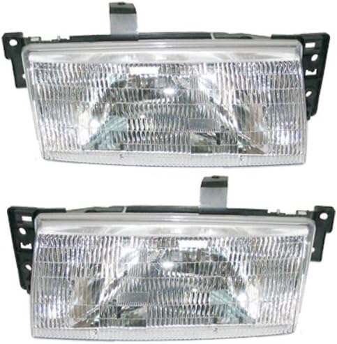 91-96 Mercury Tracer Headlights Headlamps Head Lights Lamps Pair Set
