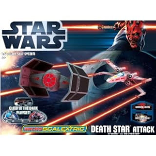 Micro Scalextric G1084 Star Wars Death Star Attack 1:64 Scale Race Set