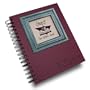 Journals Unlimited, Write it Down Series Guest or Visitors Journal - Cranberry Hard Cover