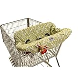 Itzy Rity - Shopping Cart and High Chair Cover- AVOCADO DAMASK