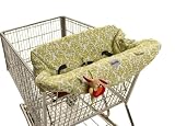 Itzy Rity - Shopping Cart and High Chair Cover- AVOCADO DAMASK