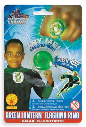  Child's Green Lantern Ring Costume Prop