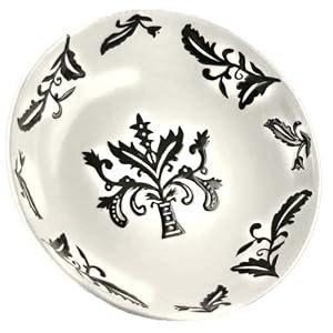 Black and White Collection Deluxe Pasta Salad Serving Bowl by 