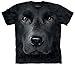 Black Lab Face Close Up Pet Dog Unisex Adult T-Shirt Tee