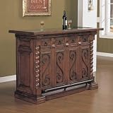 La Questa Bar 41.25hx60.25w Dstrsd Cttnwood