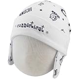 New Era Connecticut Huskies (UConn) Infant White Ski Knit Baby Beanie