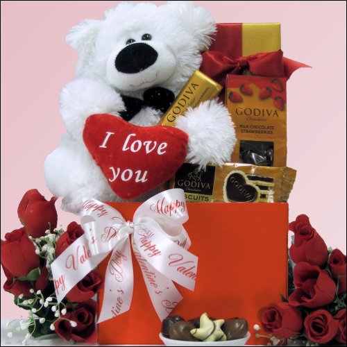 Godiva Love: Gourmet Valentine's Day Chocolate Gift Basket