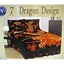 Dragon Bedroom Bedding Set - 7pcs - Queen Size Bedding