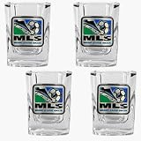 Review Great American Products  / Major League Soccer Logo 4 Piece Square Shot Glass Set