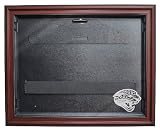 Jacksonville Jaguars Removable Face Jersey Display, Mahogany