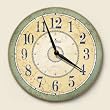 French Country Decorative Wood Wall Clock