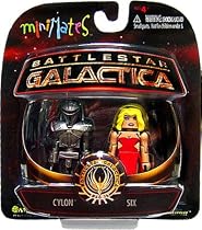 Battlestar Galactica Modern Minimates 2-Pack Series 1 Cylon & Six