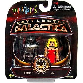 Battlestar Galactica Modern Minimates 2-Pack Series 1 Cylon & Six