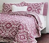 Leandra Comforter Set - Red Violet