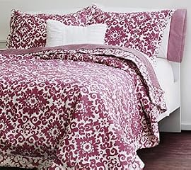 Leandra Comforter Set - Red Violet