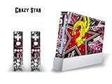 Skin Decal Cover for Nintendo Wii Console + two Wiimote Controllers - Crazy ....