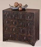 Designer Black Accent Apothecary Chest Dresser Asian Designer Black Accent Apothecary Chest Dresser Asian