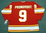 JEAN PRONOVOST Atlanta Flames 1979 CCM Vintage Throwback Away NHL Hockey Jersey
