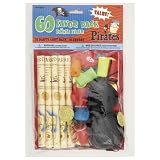 50 Petits Jouets Pinata Pirate et 10 sachets de Fête - Anniversaire Enfant