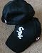 White Med
MLB Flex FITTED Med/Lg Chicago WHITE SOX Home BLACK Hat Cap Mesh