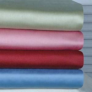 700TC Cotton Sateen Sheet Set, Queen, Pink by 
