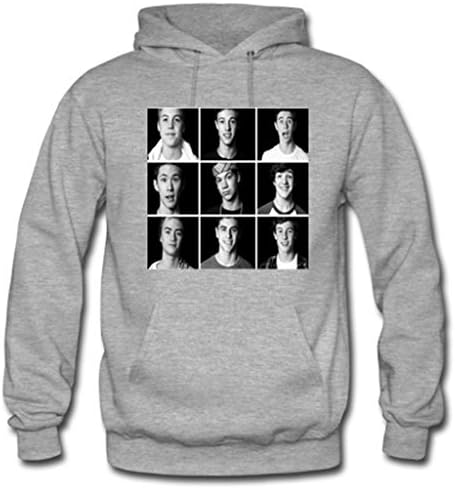 Wendo Men's and Women's Personalized Custom DIY design Magcon Boys Classic Hoodie XL Grey